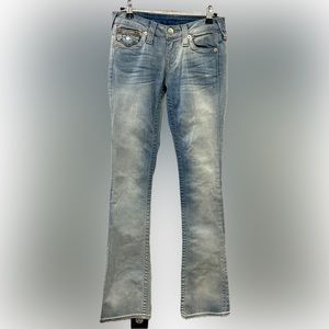 True Religion Size 24 Boot Cut Medium Wash.